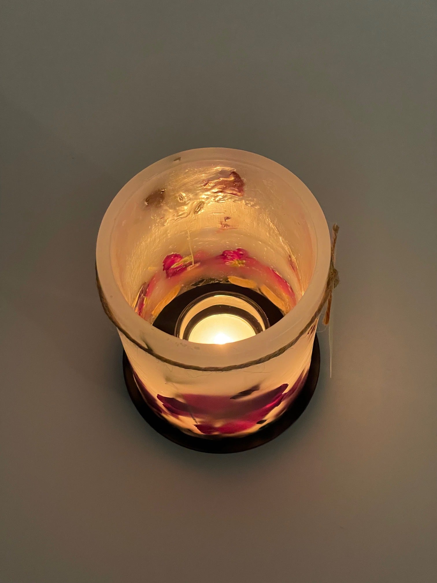 PH2924 - Handcrafted Wax Lantern Candle Large