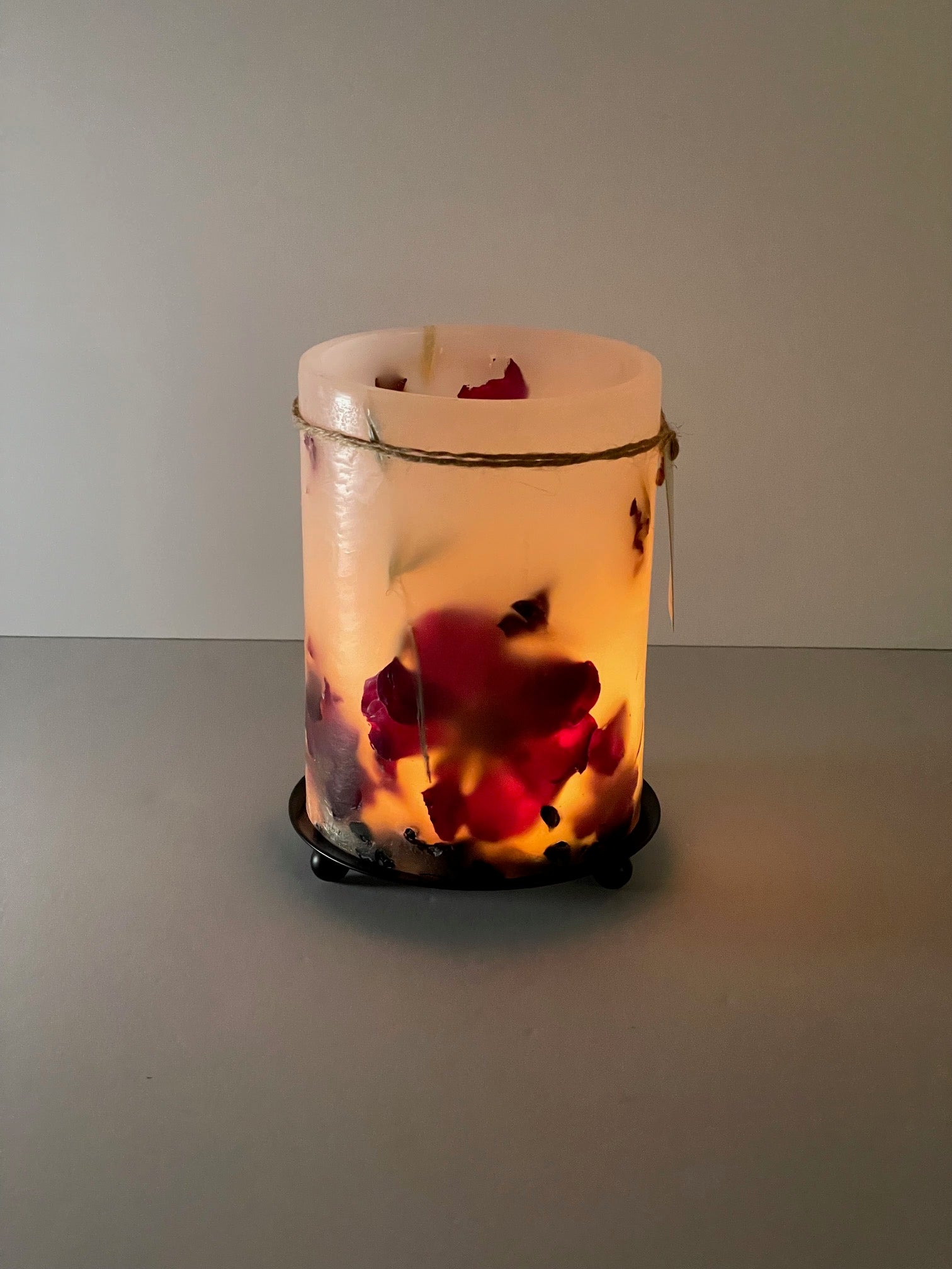 PH2924 - Handcrafted Wax Lantern Candle Large