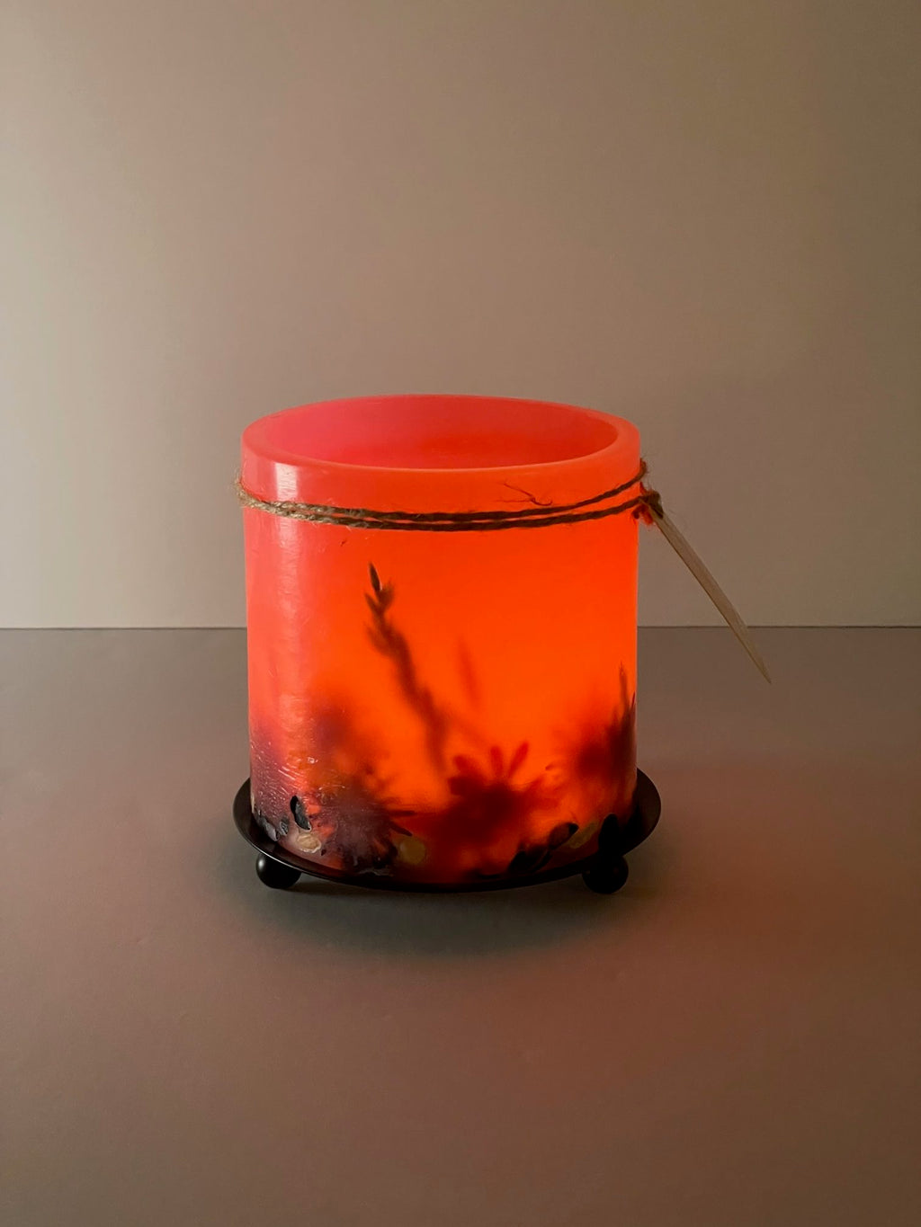 PH2983 - Handcrafted Wax Lantern Candle Medium