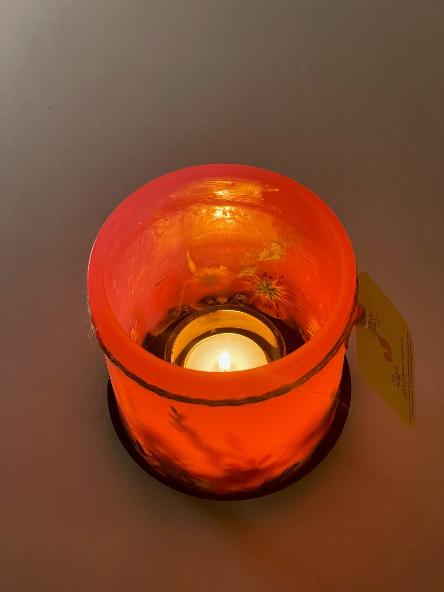 PH2983 - Handcrafted Wax Lantern Candle Medium