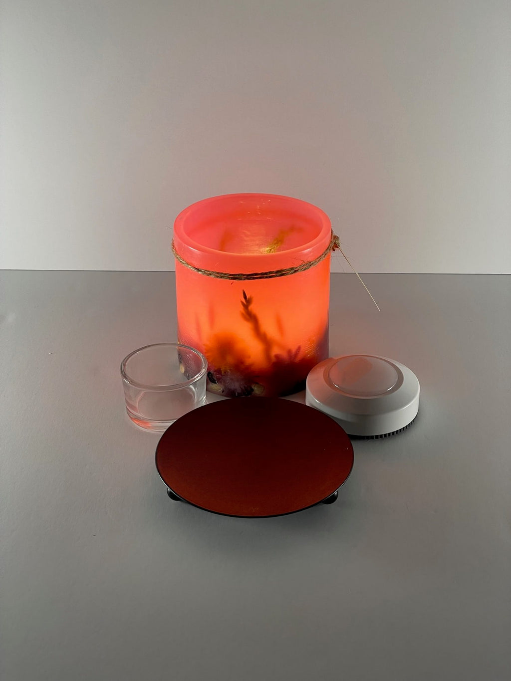 PH2983 - Handcrafted Wax Lantern Candle Medium