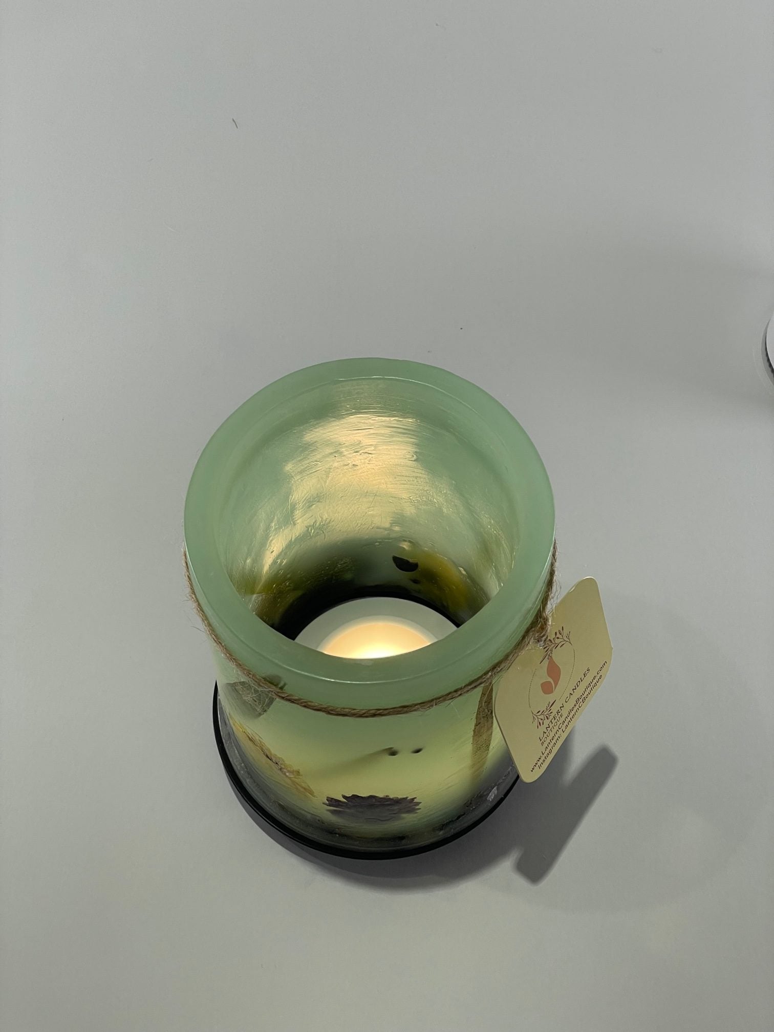 PH401 - Handcrafted Wax Lantern Candle Large
