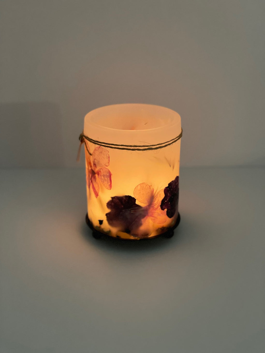 PH45A - Handcrafted Wax Lantern Candle Large