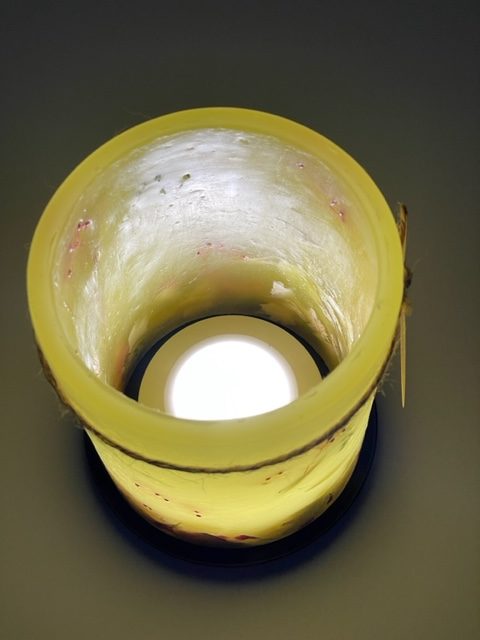 PH85A - Handcrafted Wax Lantern Candle Large