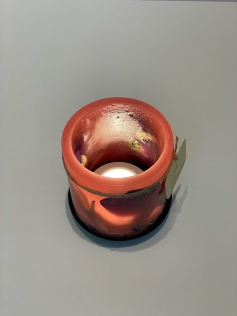 PHM21 - Handcrafted Wax Lantern Candle Medium