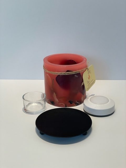 PHM21 - Handcrafted Wax Lantern Candle Medium