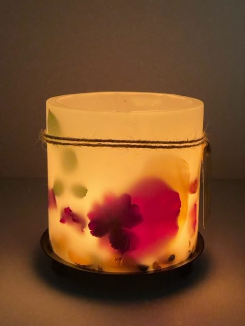 PHM68 - Handcrafted Wax Lantern Candle Medium