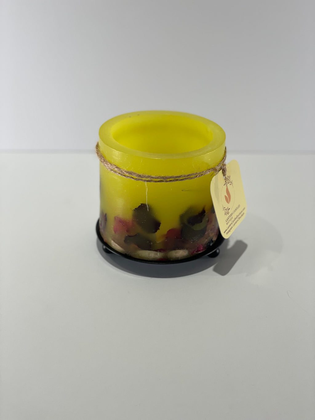 PHS5A1 - Handcrafted Wax Lantern Candle Small