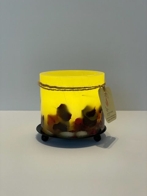 PHS5A1 - Handcrafted Wax Lantern Candle Small