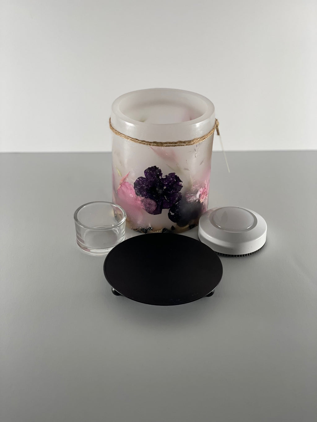 PH45A - Handcrafted Wax Lantern Candle Large