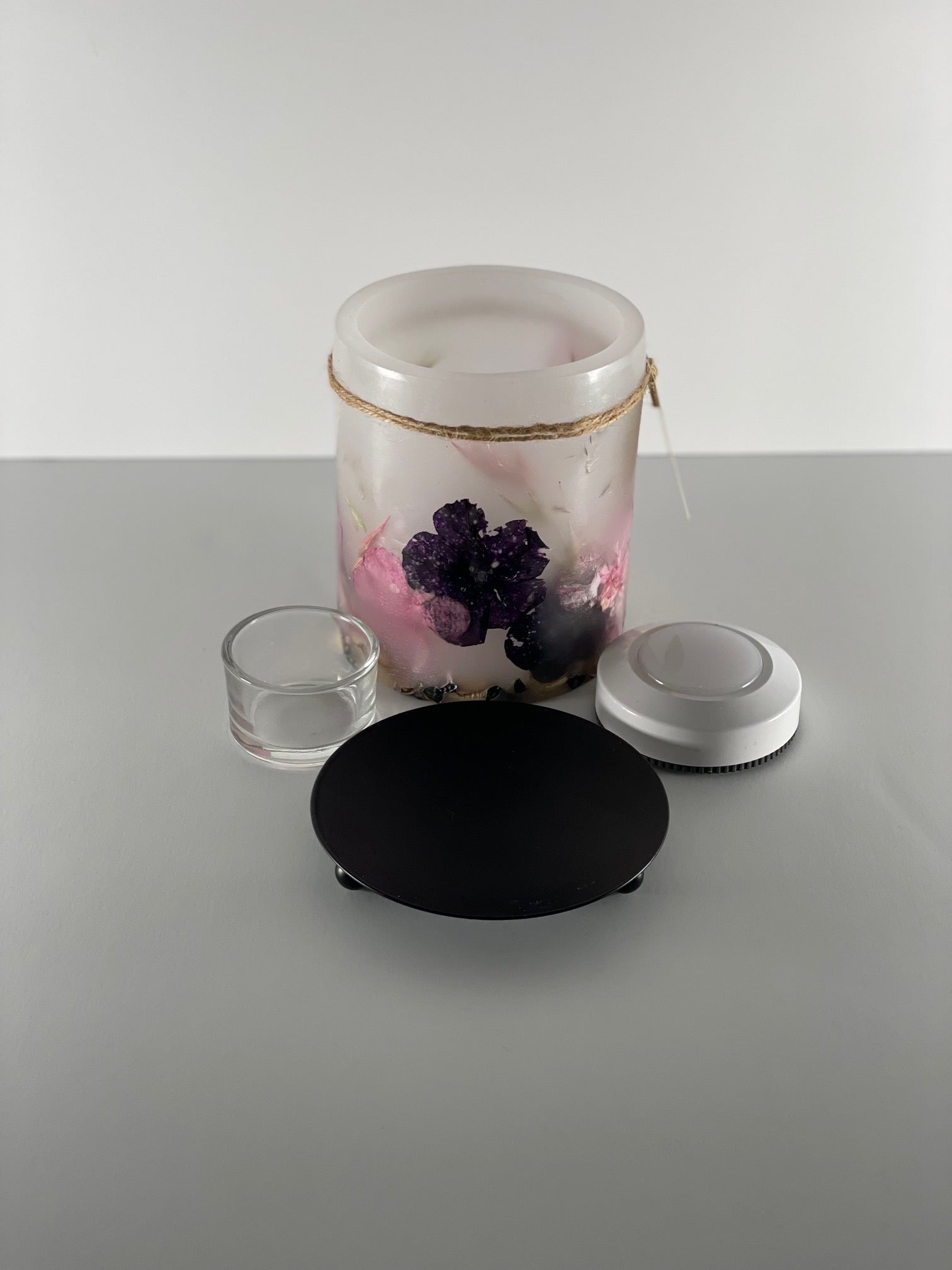 PH45A - Handcrafted Wax Lantern Candle Large